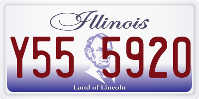 IL license plate Y555920