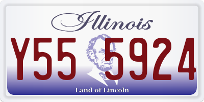 IL license plate Y555924