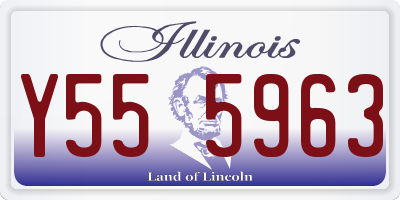 IL license plate Y555963