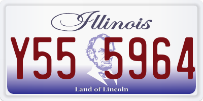 IL license plate Y555964