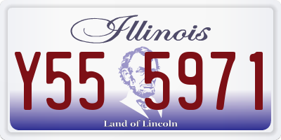 IL license plate Y555971