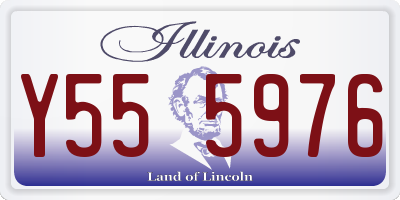 IL license plate Y555976