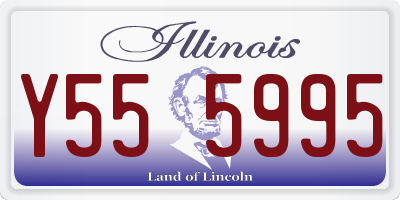 IL license plate Y555995
