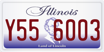 IL license plate Y556003