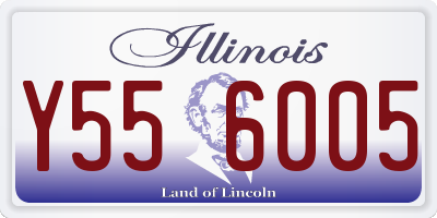 IL license plate Y556005