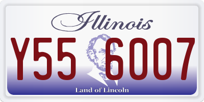 IL license plate Y556007