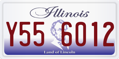 IL license plate Y556012