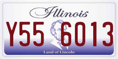 IL license plate Y556013