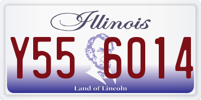 IL license plate Y556014