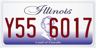 IL license plate Y556017