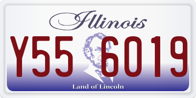 IL license plate Y556019