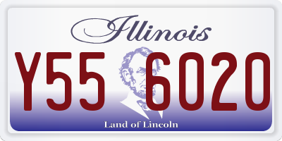 IL license plate Y556020