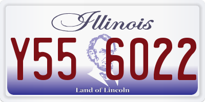 IL license plate Y556022