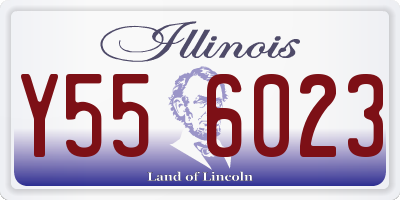 IL license plate Y556023