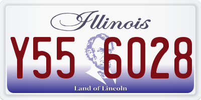 IL license plate Y556028