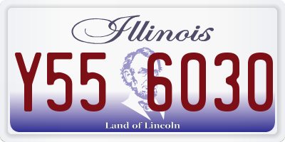 IL license plate Y556030