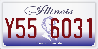 IL license plate Y556031