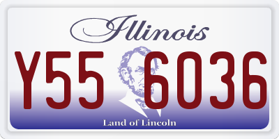 IL license plate Y556036