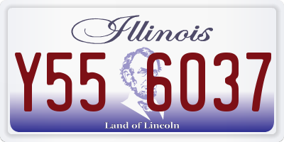 IL license plate Y556037
