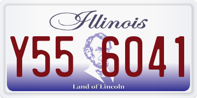 IL license plate Y556041