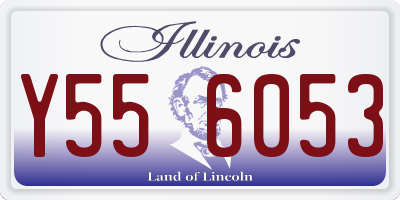 IL license plate Y556053