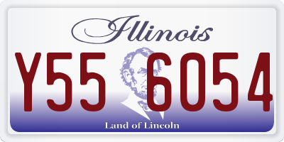 IL license plate Y556054