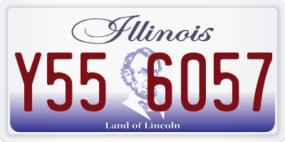 IL license plate Y556057