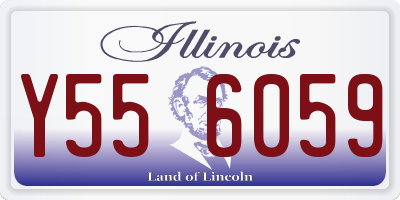 IL license plate Y556059