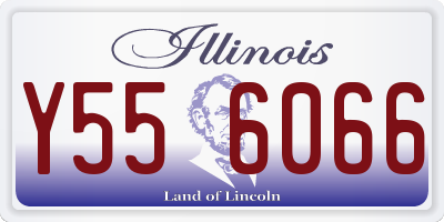 IL license plate Y556066