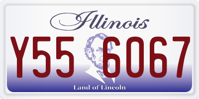 IL license plate Y556067