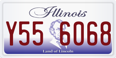 IL license plate Y556068