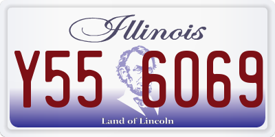 IL license plate Y556069