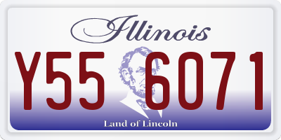 IL license plate Y556071