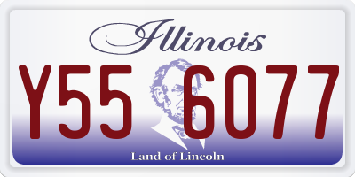 IL license plate Y556077