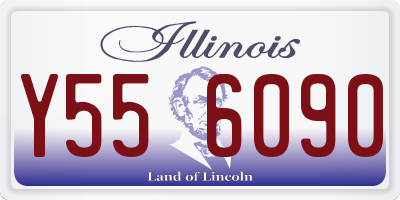 IL license plate Y556090