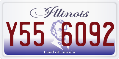 IL license plate Y556092