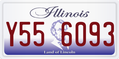 IL license plate Y556093