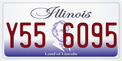 IL license plate Y556095