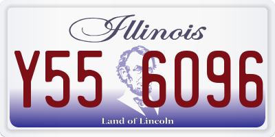 IL license plate Y556096