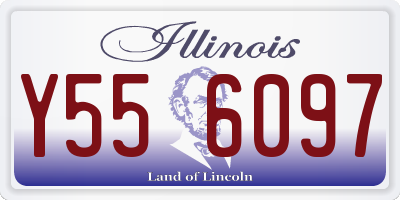IL license plate Y556097