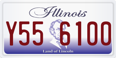 IL license plate Y556100