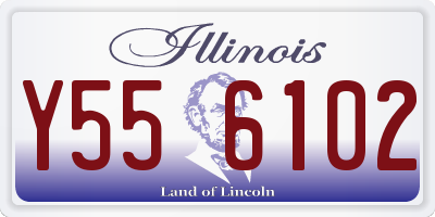 IL license plate Y556102