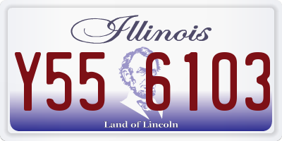 IL license plate Y556103