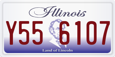 IL license plate Y556107