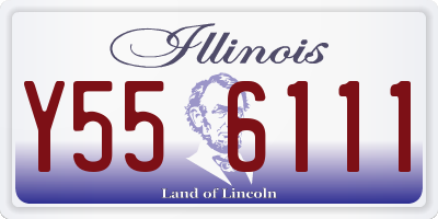 IL license plate Y556111