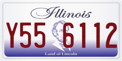 IL license plate Y556112
