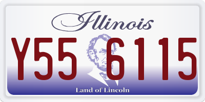 IL license plate Y556115