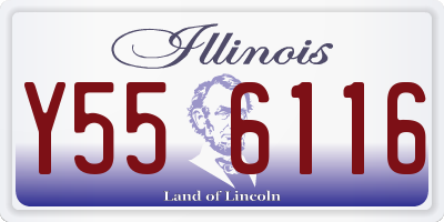 IL license plate Y556116