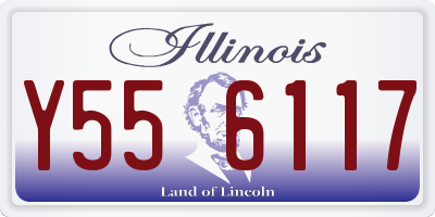 IL license plate Y556117