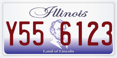 IL license plate Y556123